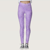 Amethyst Mandala Pattern Design Leggings (Vorderseite)