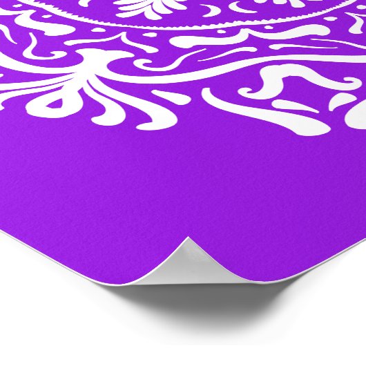 Amethyst Mandala Poster (Ecke)