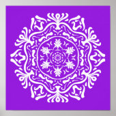 Amethyst Mandala Poster (Vorne)