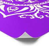 Amethyst Mandala Poster (Ecke)