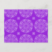 Amethyst Mandala Postkarte (Vorderseite)