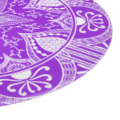 Amethyst Mandala Schneidebrett (Ecke)