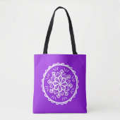 Amethyst Mandala Tasche (Vorderseite)