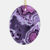 Amethyst Marmor 2 Keramikornament (Rechts)