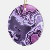 Amethyst Marmor 2 Keramikornament (Links)