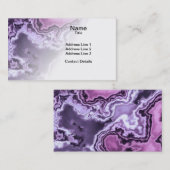 Amethyst Marmor 2 Visitenkarte (Vorne/Hinten)