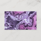 Amethyst Marmor 2 Visitenkarte (Rückseite)