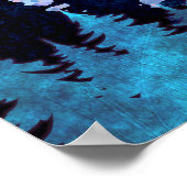 Amethyst Mist Mountains Poster (Ecke)
