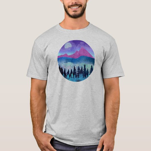 Amethyst Mist Mountains T-Shirt (Vorderseite)