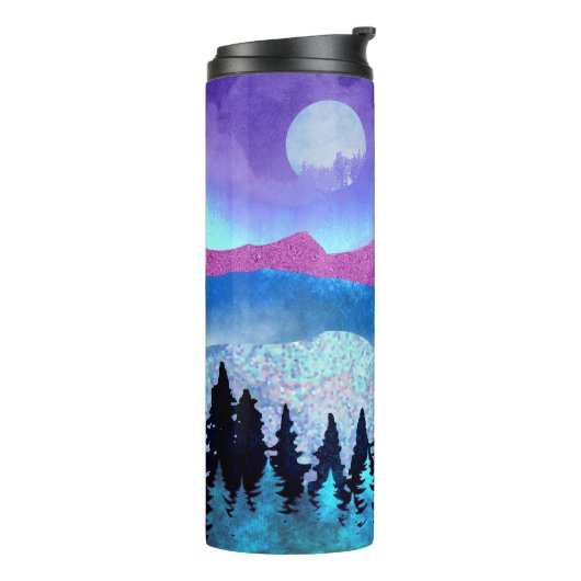 Amethyst Mist Mountains Thermosbecher (Nach links gedreht)