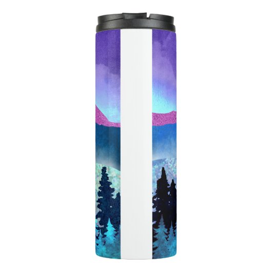 Amethyst Mist Mountains Thermosbecher (Rückseite)