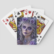 Amethyst-Mond-Calavera – Lila Tag der Toten