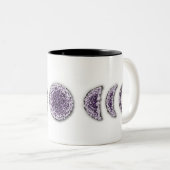 Amethyst Mond Zweifarbige Tasse (VorderseiteRechts)