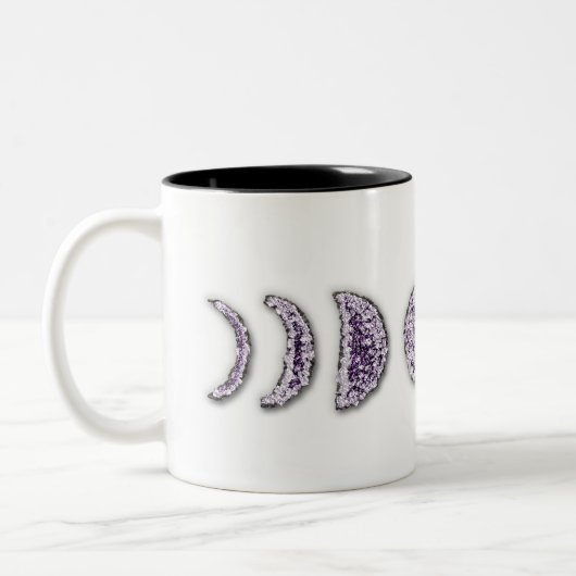 Amethyst Mond Zweifarbige Tasse (Links)