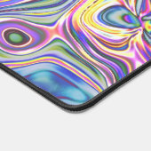 Amethyst Multicolor Amoeba Muster Schreibtischunterlage (Ecke)