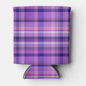 Amethyst Navy Blue Cotton Candy Pink Madras Dosenkühler (Vorderseite)