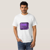 Amethyst Octagon Gemstone T - Shirt (Vorne ganz)