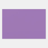 Amethyst Orchid Lila Farbe Geschenkpapier Set (Vorderseite 2)