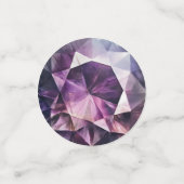 Amethyst Pattern Konfetti (Klein Vorderseite)