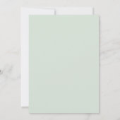 Amethyst Peony | Lavender Floral Wedding Einladung (Rückseite)