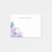 Amethyst Peony | PERSONALISIERT Post-it Klebezettel (Vorderseite)