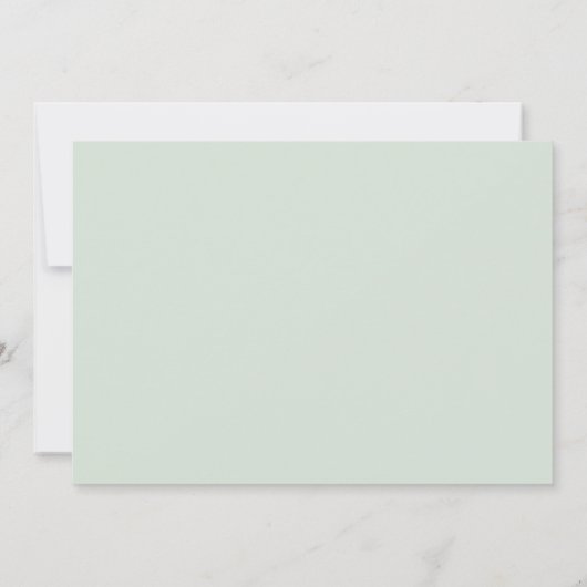 Amethyst Peony | Watercolor Floral Christening Einladung (Rückseite)