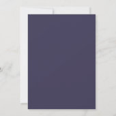 Amethyst-Pfingstrose-Hochzeit Einladung (Rückseite)