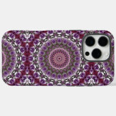 Amethyst Pink Kaleidoscope Mandala Pattern Case-Mate iPhone Hülle (Rückseite (Horizontal))