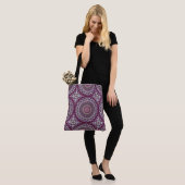 Amethyst Pink Kaleidoscope Mandala Pattern Tasche (Am Model)