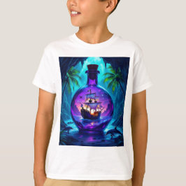 Amethyst Pirate's Dreamscape & surfing Da Mouse t  T-Shirt