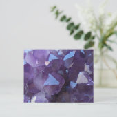 Amethyst Postkarte (Stehend Vorderseite)