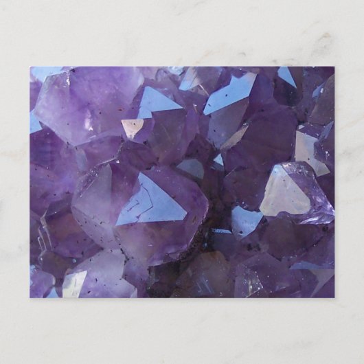 Amethyst Postkarte (Vorderseite)