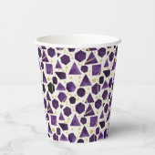 Amethyst Prism Mosaic Pappbecher (Rückseite)