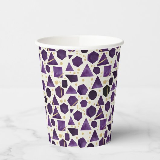 Amethyst Prism Mosaic Pappbecher (Links)