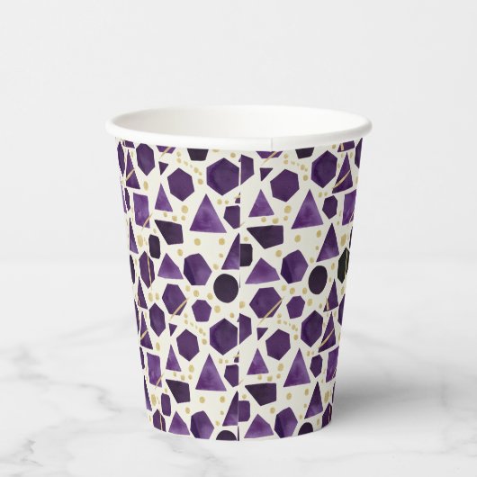 Amethyst Prism Mosaic Pappbecher (Rechts)