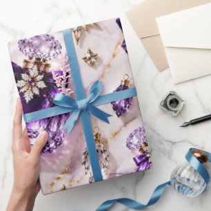 Amethyst Purpur Parfüm Juwelen Geschenkpapier
