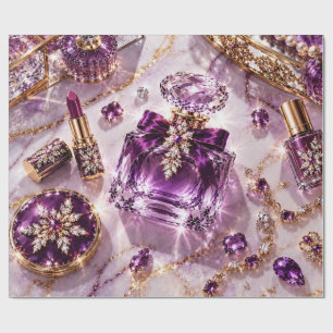 Amethyst Purpur Parfüm Juwelen Geschenkpapier