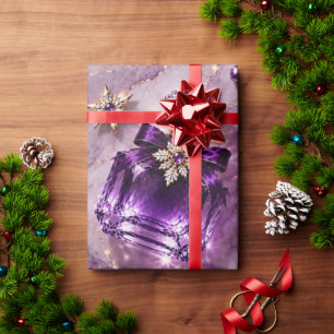 Amethyst Purpur Parfüm Juwelen Geschenkpapier