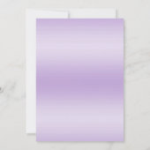 Amethyst Quartz Birthday Brunch Einladung (Rückseite)