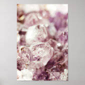 Amethyst Quartz Crystal Poster (Vorne)
