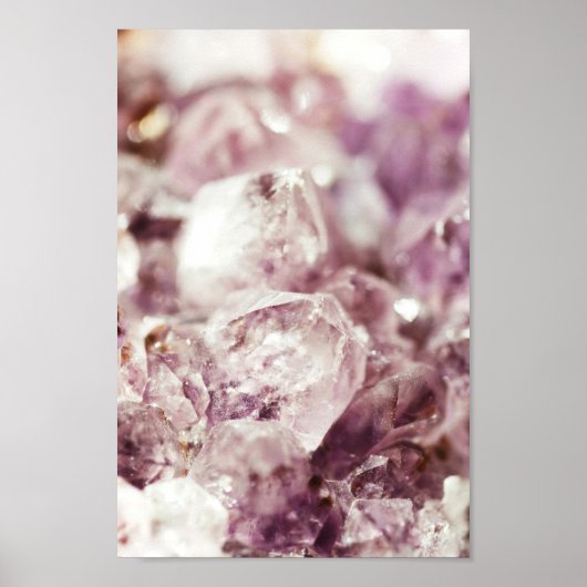 Amethyst Quartz Crystal Poster (Vorne)