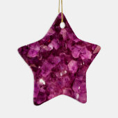 Amethyst Quarz-Kristall-lila wertvolle Steine Keramikornament (Rechts)