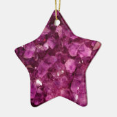 Amethyst Quarz-Kristall-lila wertvolle Steine Keramikornament (Links)