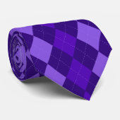 Amethyst-Raute Krawatte (Gerollt)