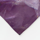 Amethyst Raw Stones Fleecedecke (Ecke)