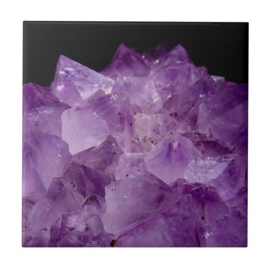 Amethyst Raw Stones Fliese (Vorderseite)