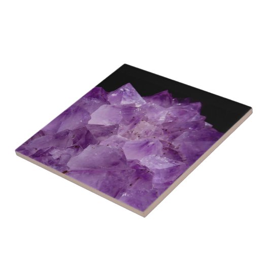 Amethyst Raw Stones Fliese (Seite)