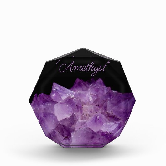 Amethyst Raw Stones Fotoblock (Vorderseite)