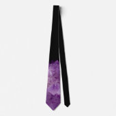 Amethyst Raw Stones Krawatte (Vorderseite)