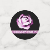 Amethyst Rose Polterabend Table Confetti Konfetti (Klein Vorderseite)